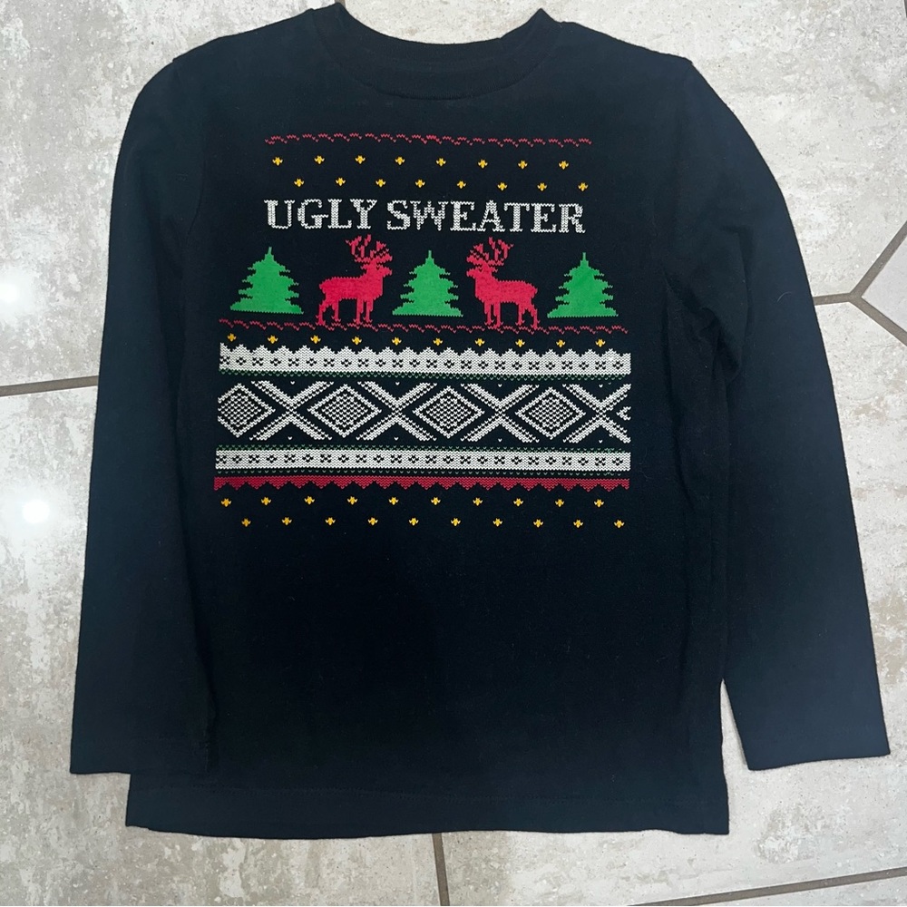 Boys Gap Ugly Sweater Shirt sz 6-7